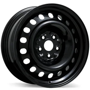 Fast Wheels – Steel / Acier – Black – 17″x7″ 39mm – All weather Wheels – ES63-1770-65BN+39C601